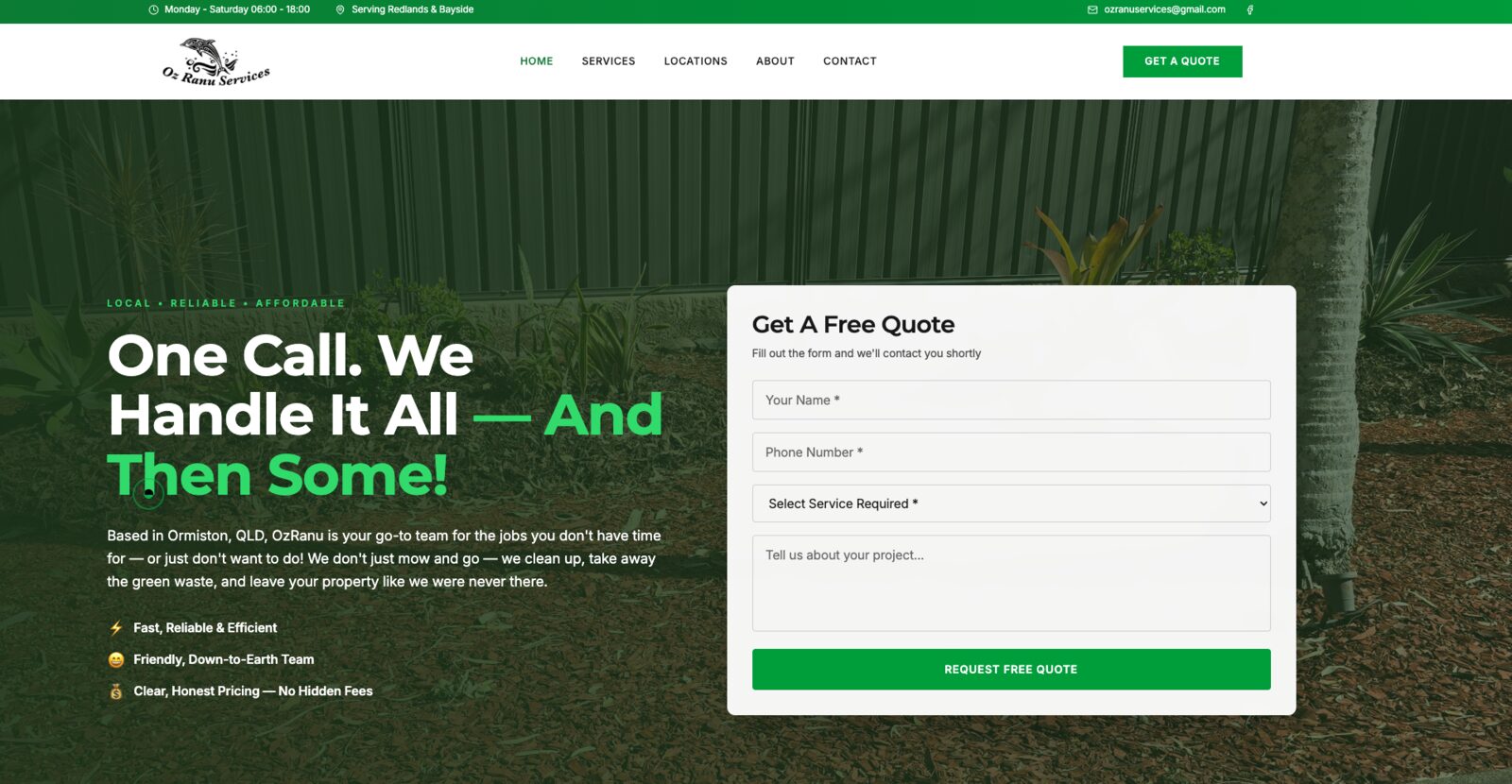 OzRanu Services — recent SW Digital project