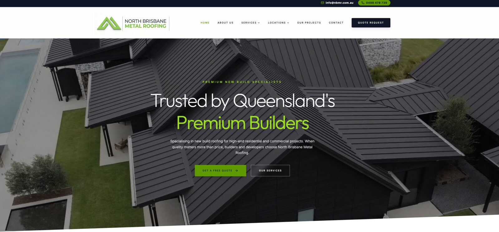 NB Metal Roofing — recent SW Digital project